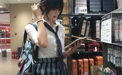 开襟旗袍做运动狂飙乳液电影